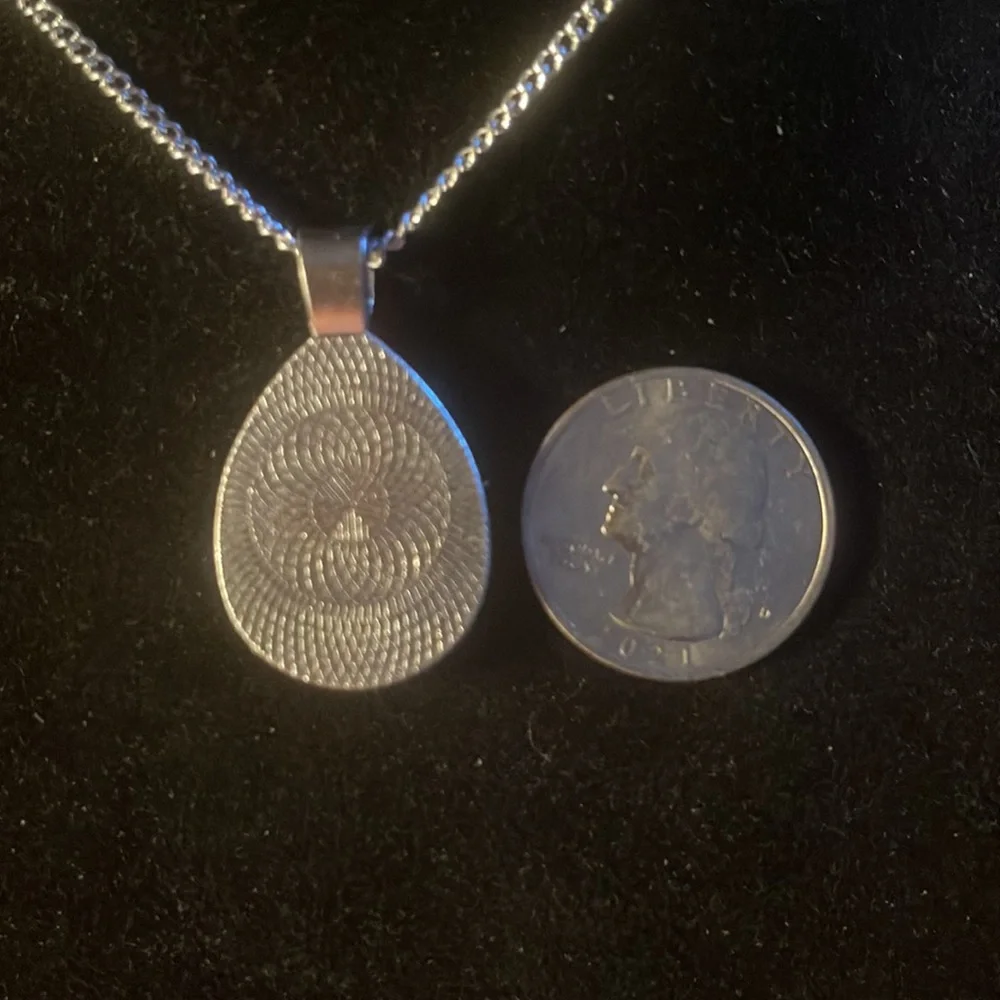 Necklace Iced-Out Initial (“G”) Pendant - Picture 3 of 3